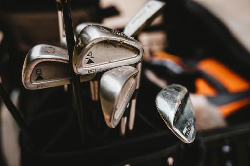Here&#039;s the official rule when you damage a golf club on the course