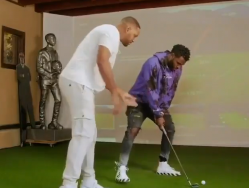 Will Smith&#039;s front teeth KNOCKED OUT as golf game goes wrong!