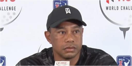 Tiger Woods tells the media STAY AWAY FROM MY FAMILY at press conference