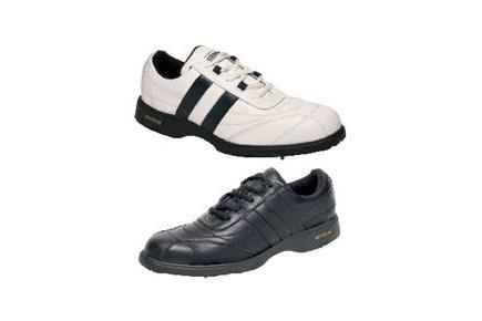 Grenoble II Max Stance Golf Shoes - White/Navy