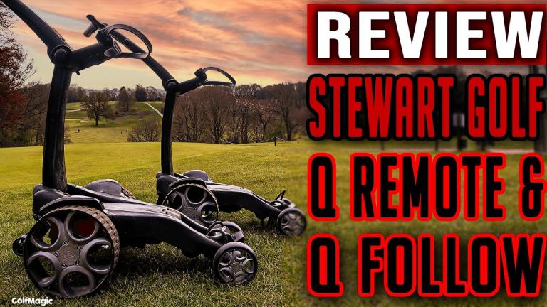 Stewart Golf Q FOLLOW &amp; Q REMOTE Review - The best trolley we have ever tried!