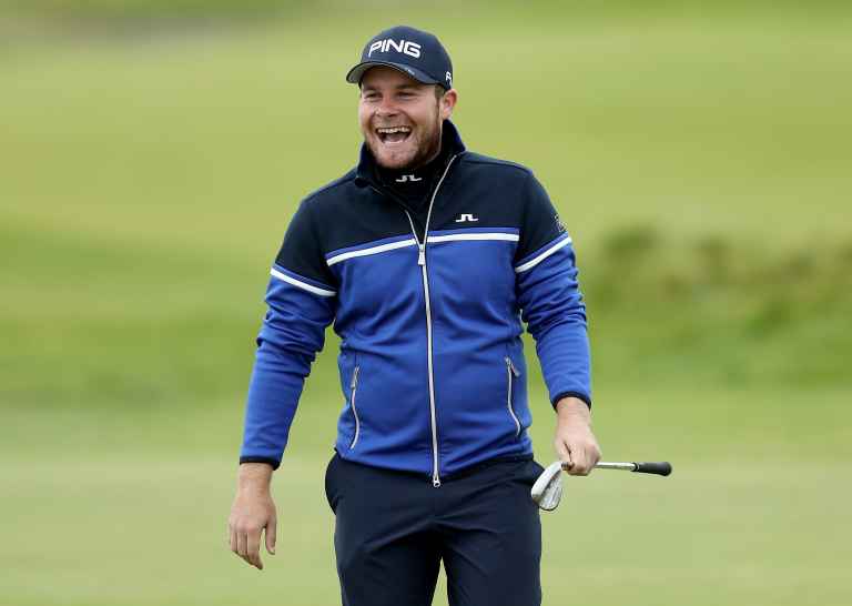 Social media is losing it after Mark James' comment of Tyrrell Hatton's chip shot