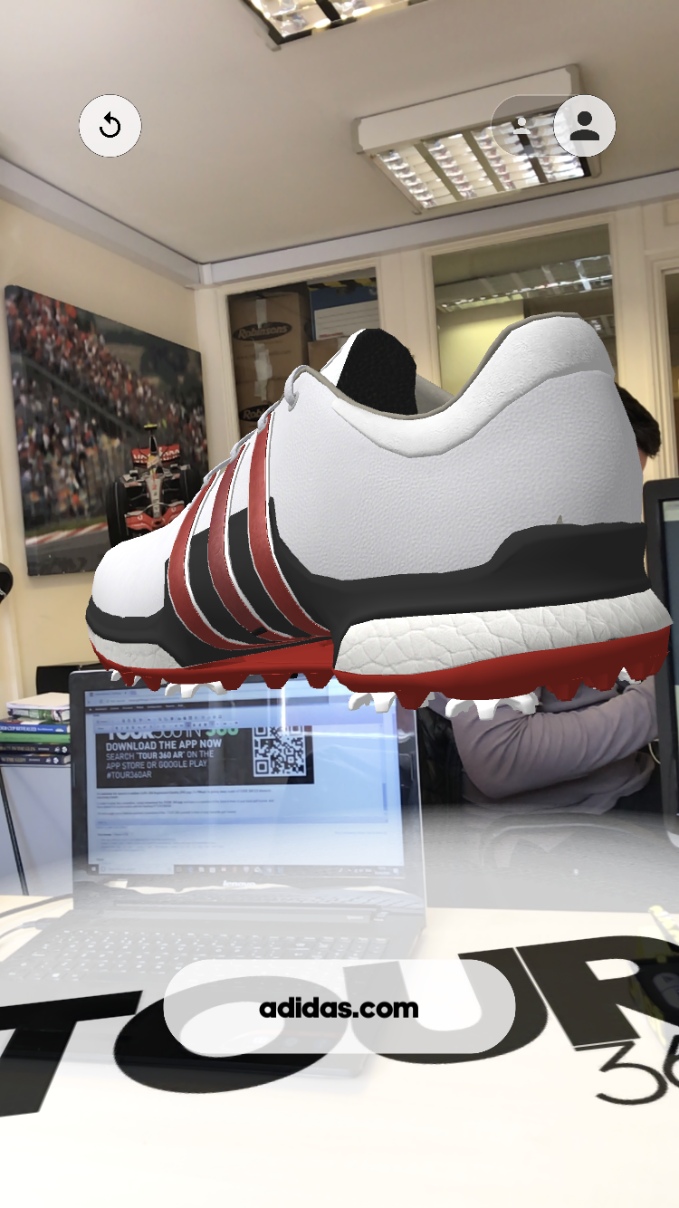 WIN! adidas Golf TOUR 360 2.0 shoes - just download the Tour 360 AR app!