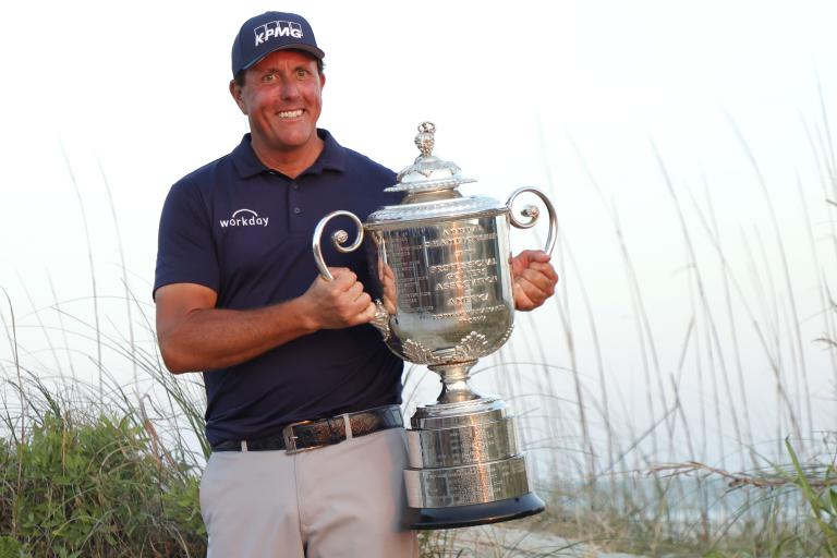 Phil Mickelson MAKES HISTORY by winning the PGA Championship at Kiawah Island | GolfMagic