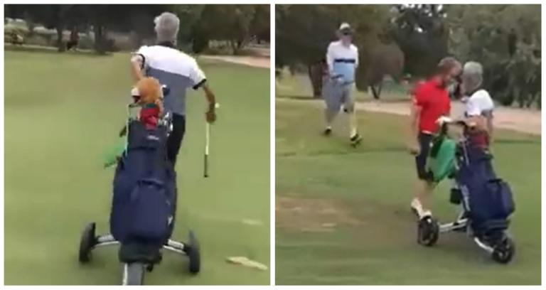 The funniest golf tantrum ever? "Wanna smash me up do ya? I'm 61 years old!"