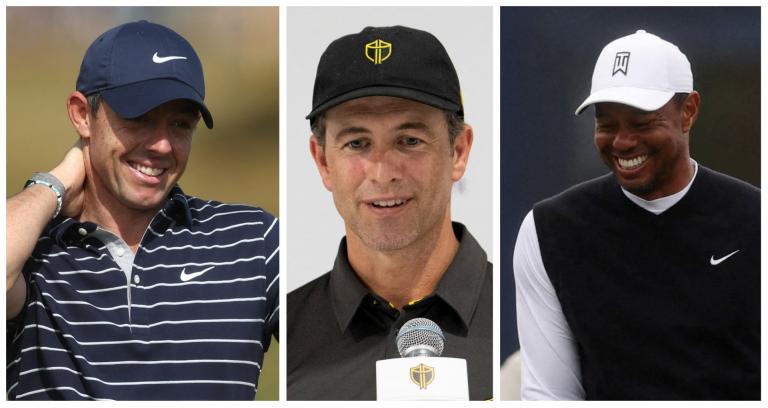 Adam Scott's curious comments about Tiger and Rory: "Is someone making that up?"