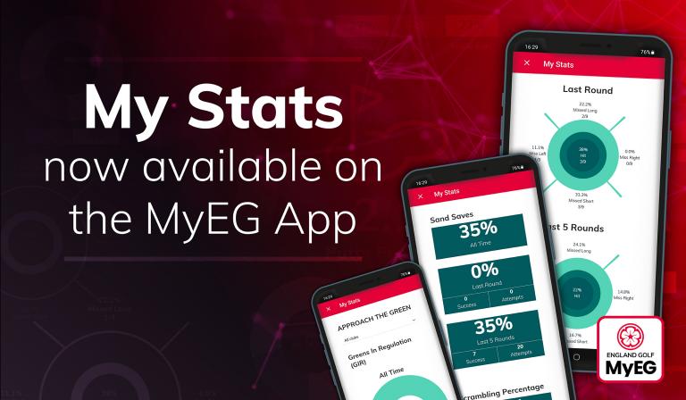 England Golf introduces stats to MyEG app 
