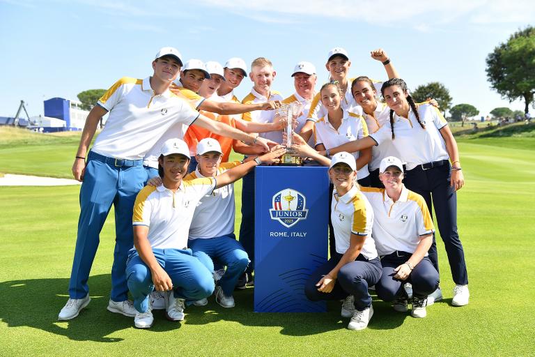 Europe seal dominant victory in 2023 Junior Ryder Cup