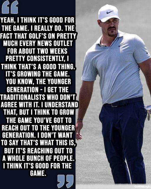 "It's good for the game": Brooks Koepka talks on his feud with Bryson DeChambeau