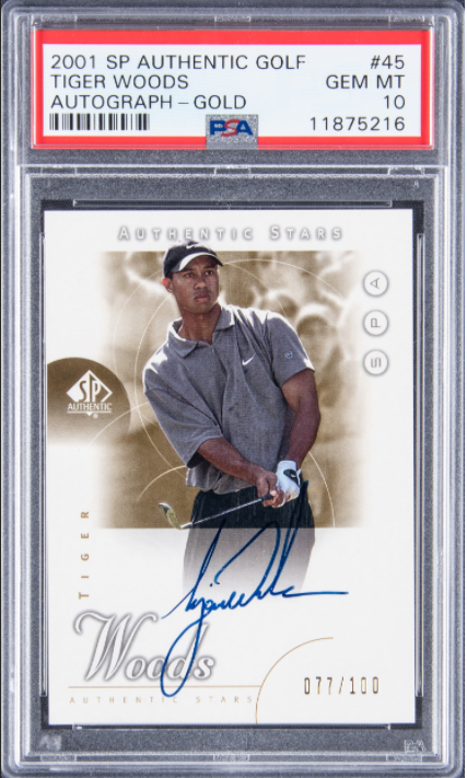 Tiger Woods Rookie card sells for just shy of $400,000