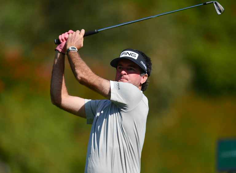 Bubba Watson plays round with Justin Bieber after missing Genesis cut