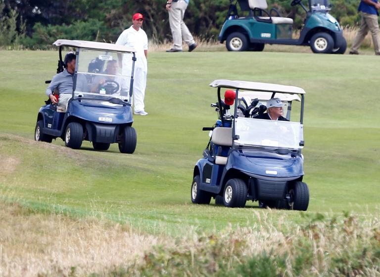 Where does Joe Biden rank in the history of golf-mad US Presidents?