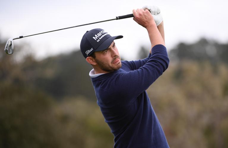 Patrick Cantlay shoots joint course record to take 2-shot lead at Pebble Beach