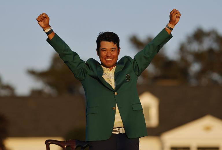Tiger Woods salutes Hideki Matsuyama after "historical" Masters victory