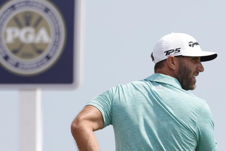 Golf fans react as Dustin Johnson isn't part of PGA Championship Featured Groups