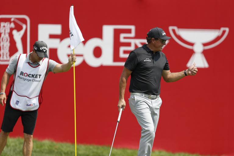 Golf fans react to FUNNY Phil Mickelson JOKE on Bryson DeChambeau at The Match