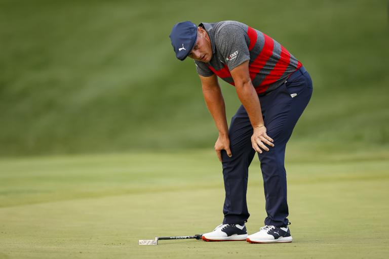 Bryson DeChambeau in HEATED EXCHANGE with golf fan after BMW playoff loss