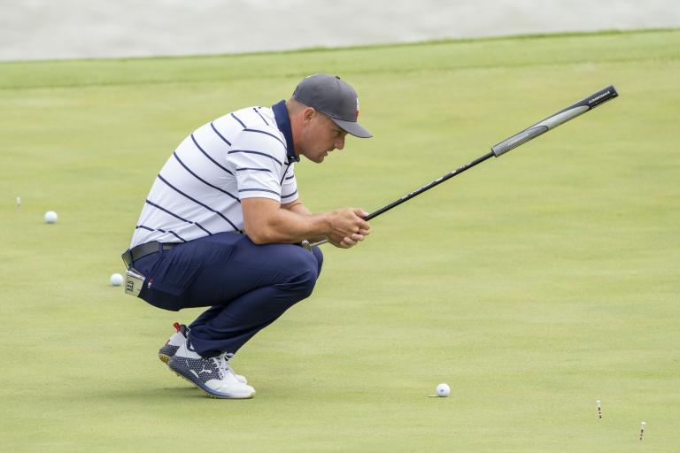 Bryson DeChambeau on how geometry of GOLF BALL DIMPLES transformed his putting!