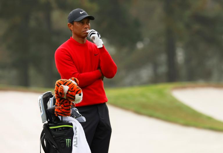 Why was Tiger Woods wearing FootJoy golf shoes at Augusta instead of Nike?