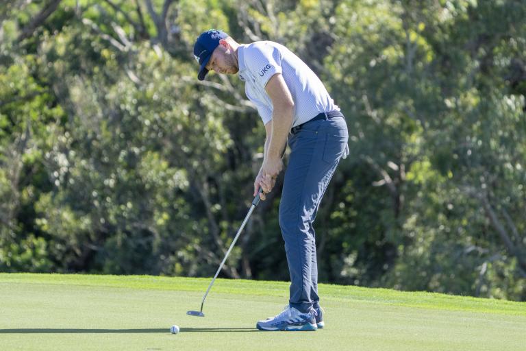 Daniel Berger using clubs found on social media for Farmers Insurance Open
