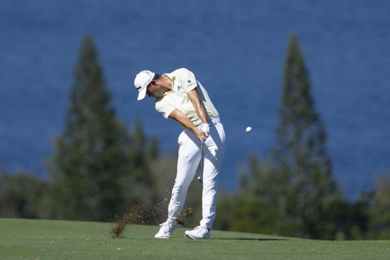 Collin Morikawa reveals he was so nervous about proposing he CRASHED a golf cart