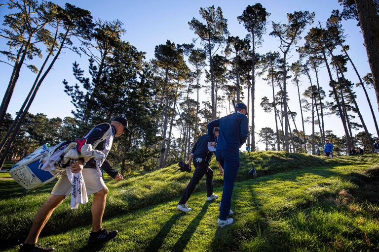 Jordan Spieth narrowly avoids cliff drop as he moves into contention