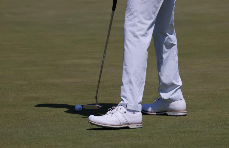 Tiger Woods wears FJ Premiere Series Packard shoes at The Masters | SHOP HERE