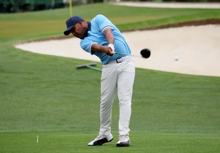 Masters rookie: "Until my caddie starts hitting them, he can have more say"