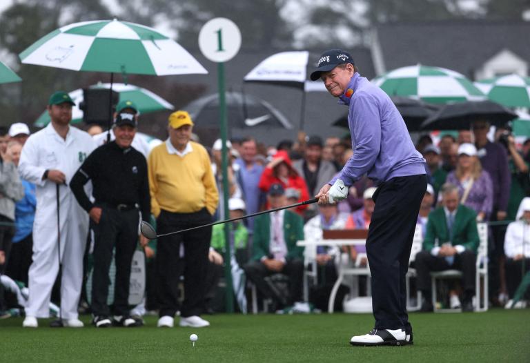 Tom Watson starts The Masters with Jack Nicklaus and Gary Player