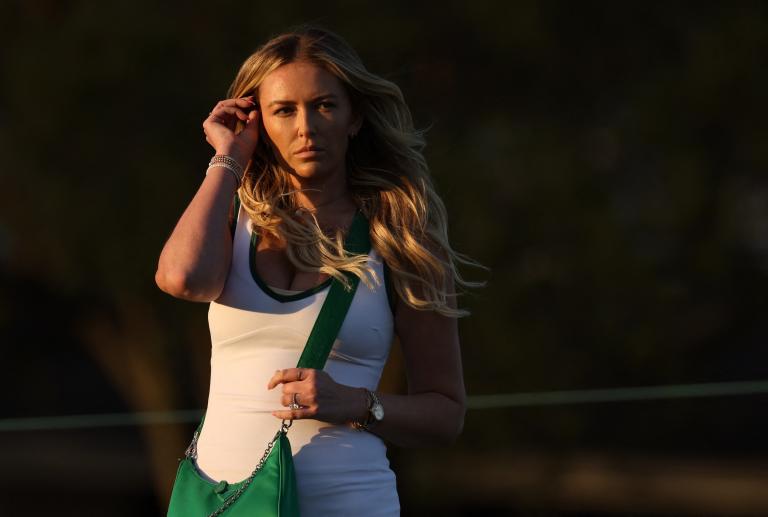 Paulina Gretzky dresses for the occasion at The Masters to cheer on DJ
