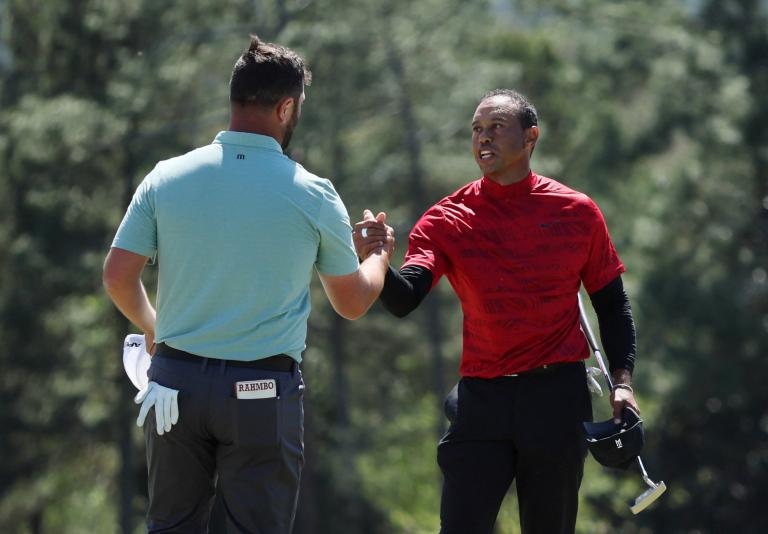 Rahm on playing with Tiger Woods: "It was great, nobody cared about me!"