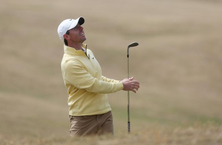 Rory McIlroy tee shot fractures spectator's hand on day one of The Open