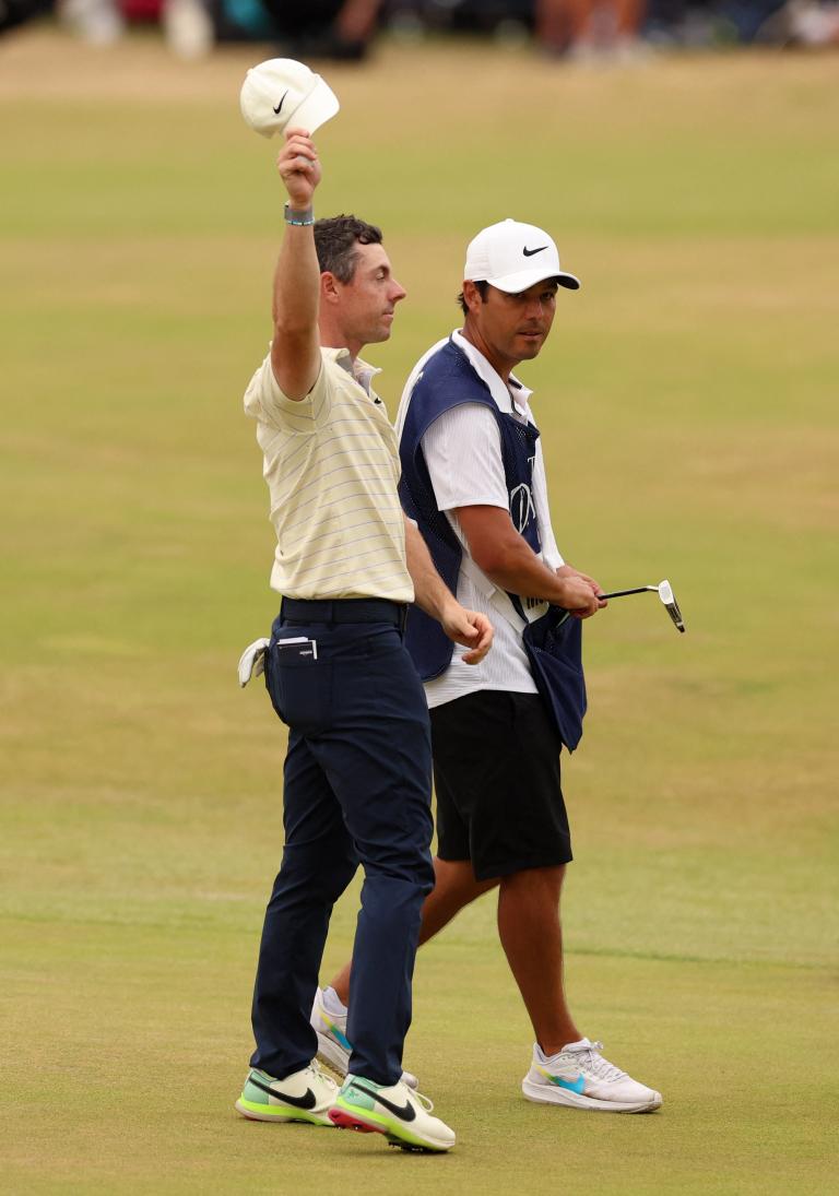 Report: Rory McIlroy wept in Erica Stoll's arms after heartbreak at The Open