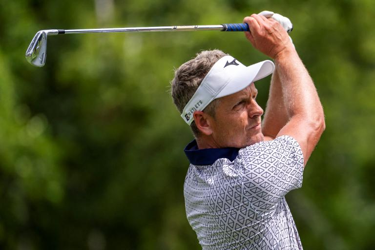 Ryder Cup captain Luke Donald hits WRONG BALL in Italian Open second round