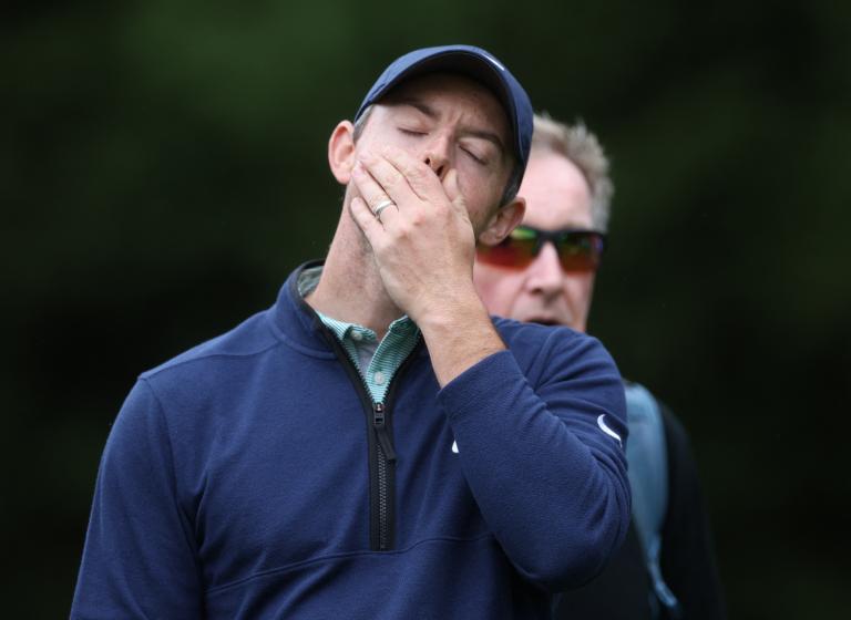 Watch Rory McIlroy's utterly hilarious reaction to Patrick Reed question