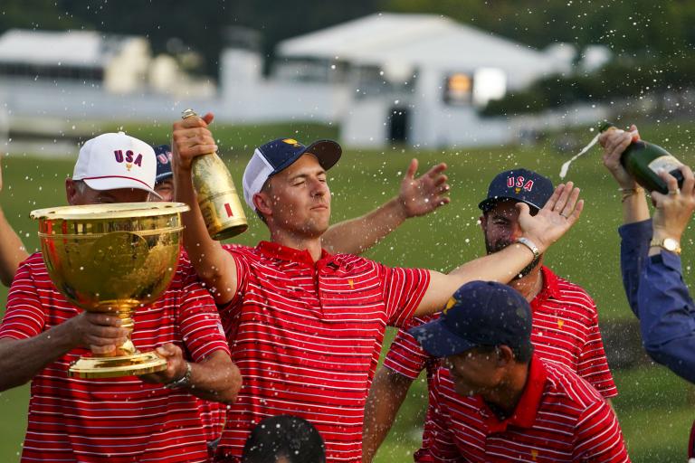 Jordan Spieth to rising PGA Tour star Tom Kim: "I've NEVER been asked that!"