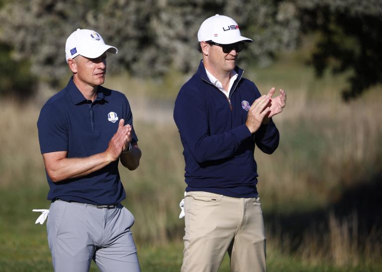Ryder Cup captains Luke Donald and Zach Johnson mark "Year to Go" festivities
