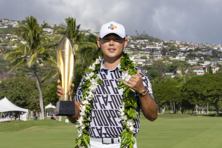 How much Si Woo Kim and others won at the Sony Open on PGA Tour