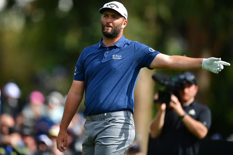 Disgusted Jon Rahm bins 35-footer after yelling: "F*** off! You piece of s***!"