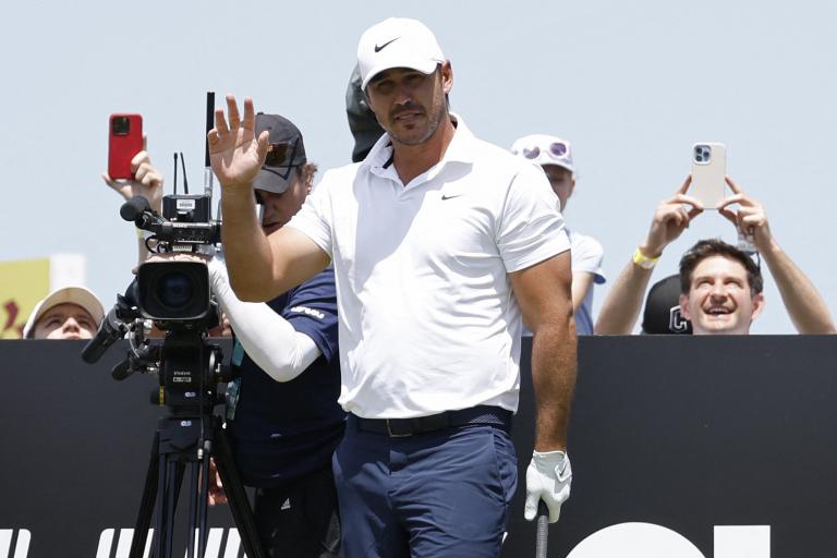 Brooks Koepka phones up for new driver during first round of LIV Golf Washington
