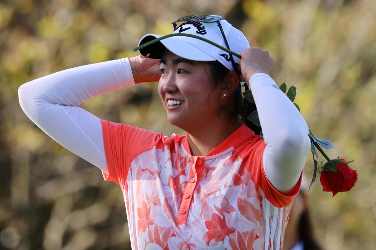 Golf fans question Rose Zhang's drop en route to debut LPGA Tour win