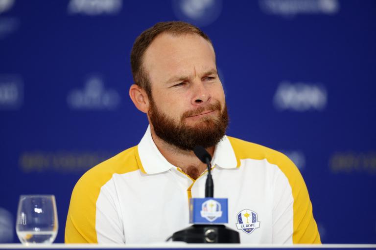 Tyrrell Hatton involved in hilarious exchange with reporter at Ryder Cup