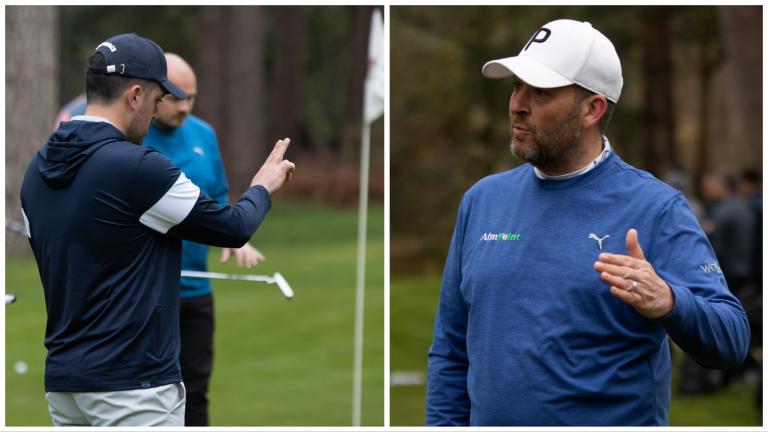 Cobra Puma's Everyday Golfers receive Tour pro and AimPoint tips at Woburn
