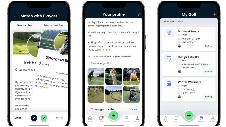 Meet goolf - the new app designed to help golfers find others just like them