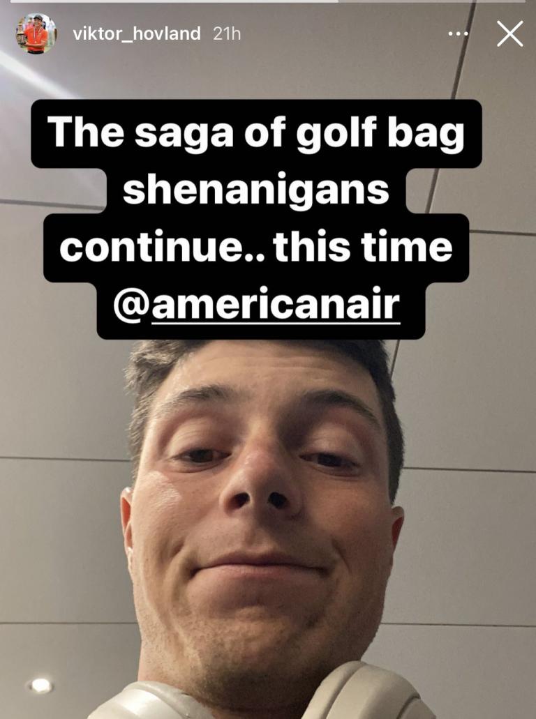 Viktor Hovland's rivalry with airlines might be better than Tiger versus Phil