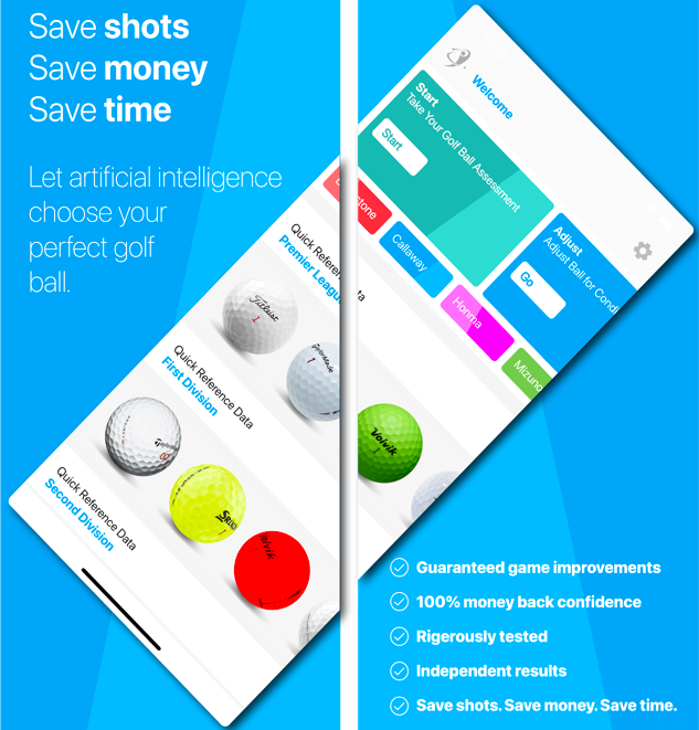 iGolfball becomes WORLD'S FIRST artificial intelligence golf ball selector