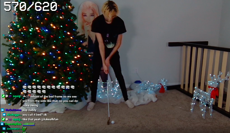 Twitch streamer SMASHES COMPUTER while playing golf