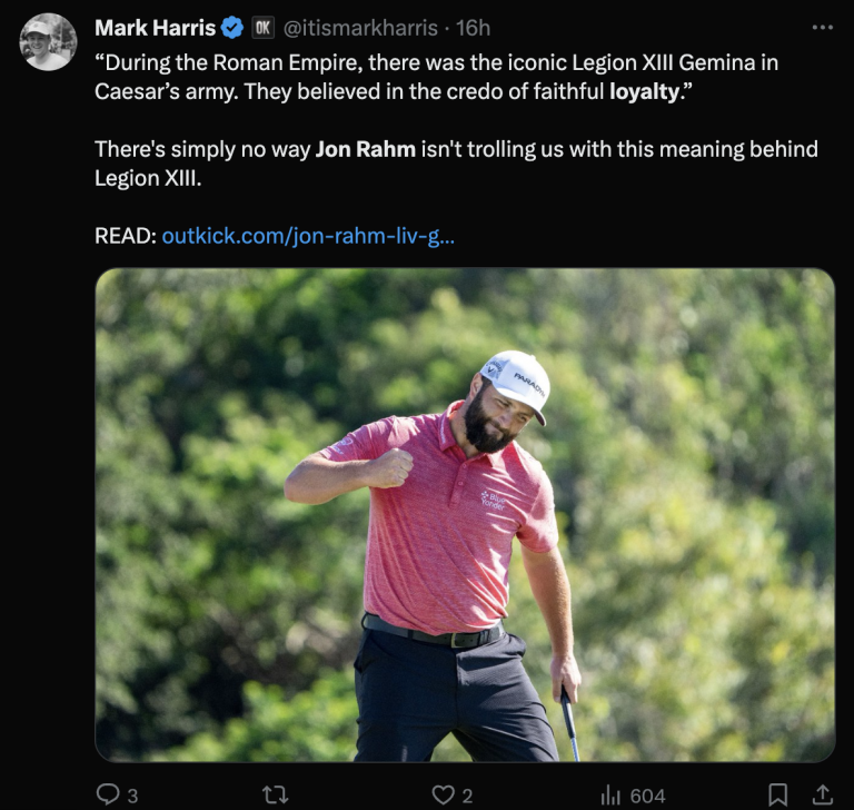 LIV Golf star Jon Rahm ridiculed by golf fans over "loyalty" claims