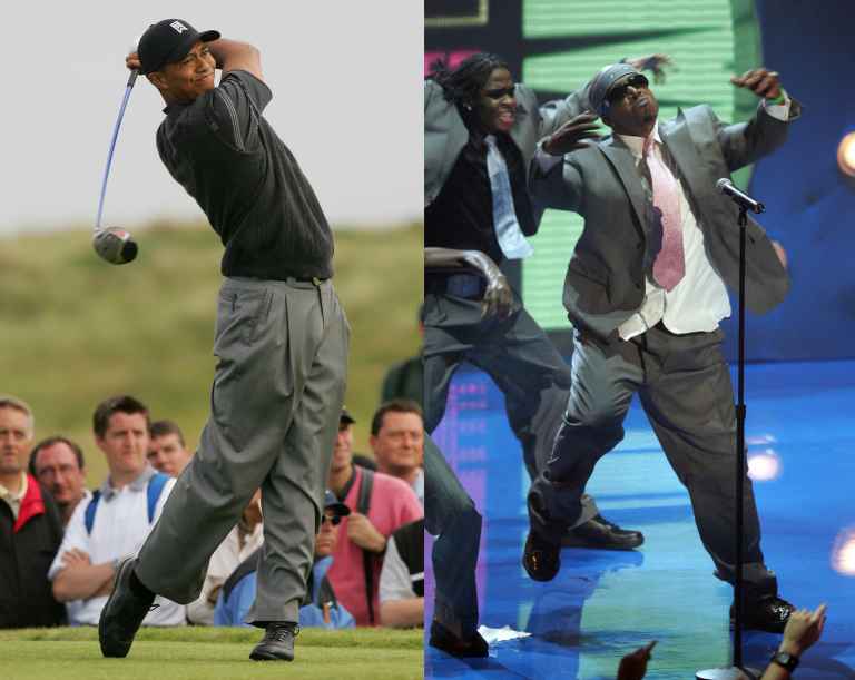 Day digs out Tiger for wearing 'MC Hammer' pants in '04