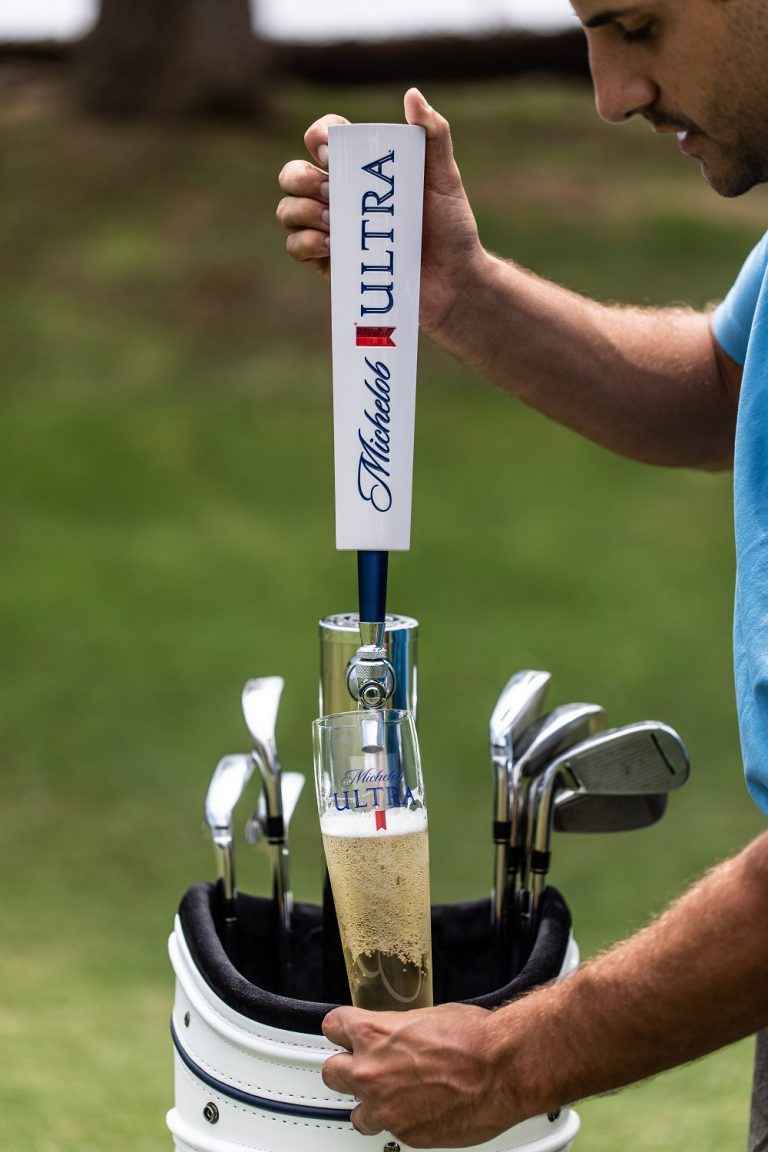 Michelob Ultra Tour bag comes with built-in keg